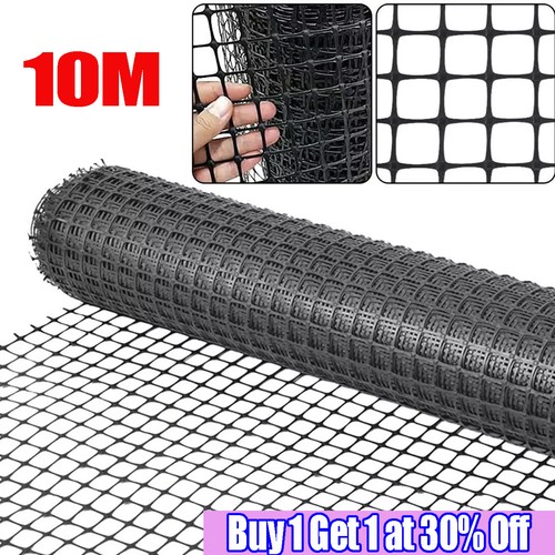 10m black garden fence - 10m,