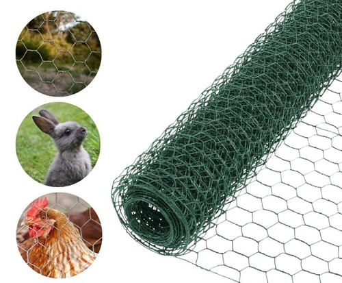 Pvc coated green chicken - pvc, wire