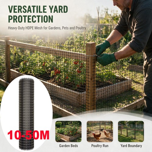 50m garden fence netting mesh - fence,
