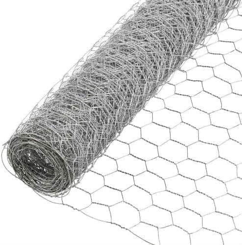 10m galvanised wire mesh fence - 10m,