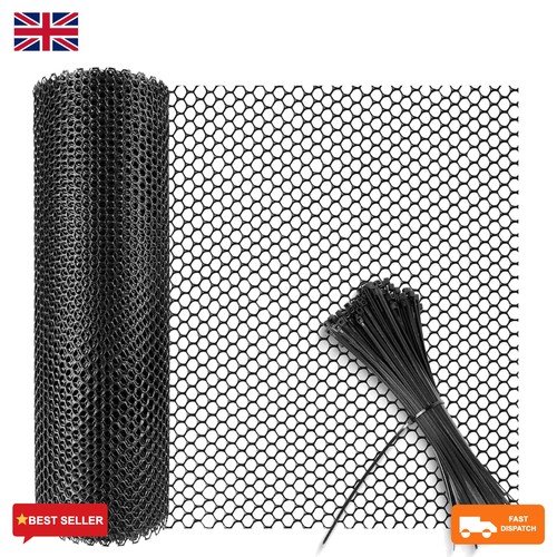 Plastic chicken wire mesh roll - plastic,