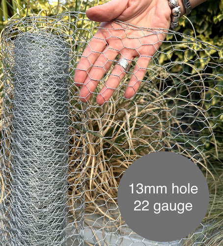 Galvanised chicken wire - galvanised, mesh