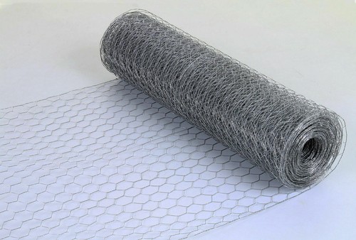 Galvanised chicken wire mesh - chicken,