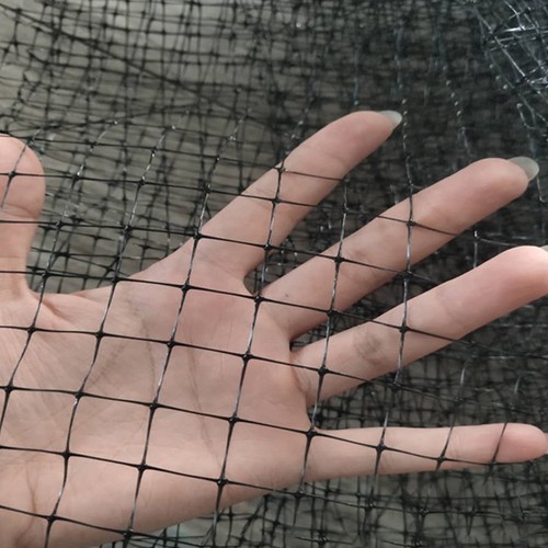 Reusable black nylon mesh - black,